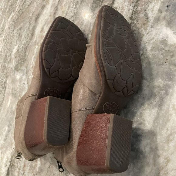 Kork-Ease Kissel Boots Size 9.5 Leather Square Toe Block Heel Western Ranch - Picture 8 of 10
